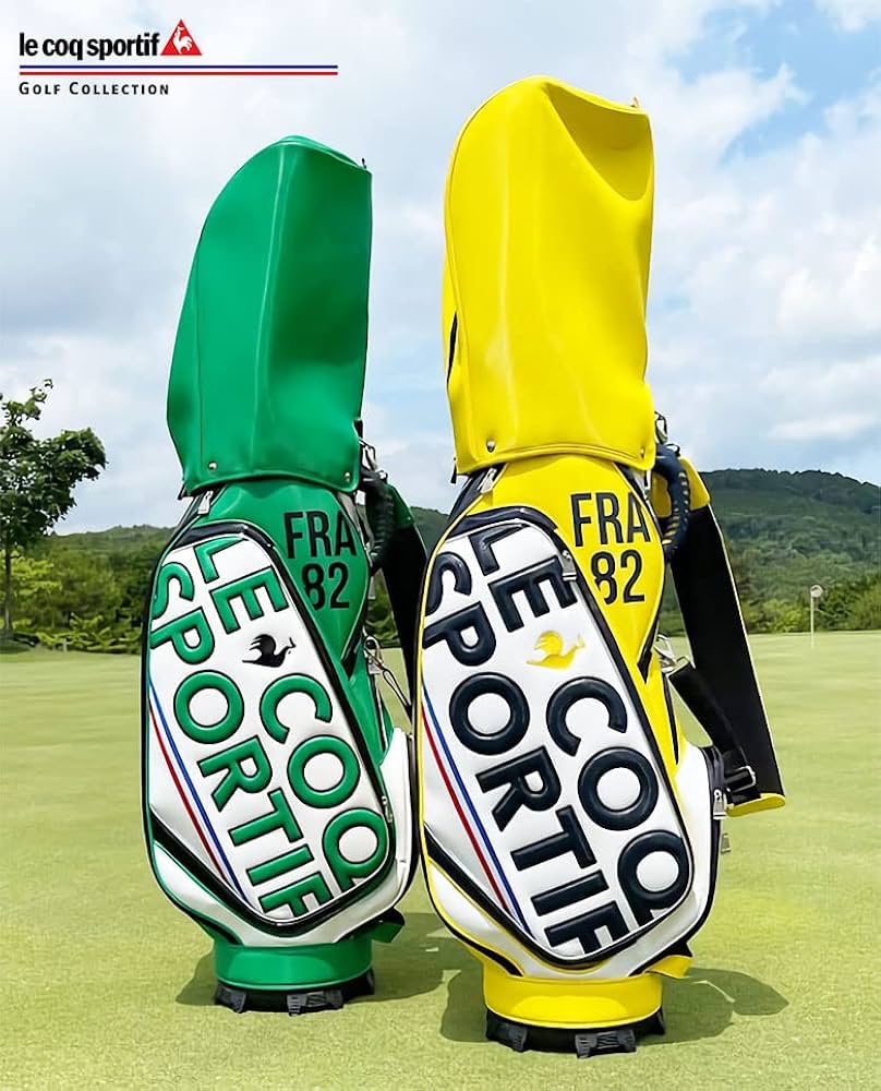 ルコック　限定カラー グリーン キャディバッグ Amazon.co.jp: 【限定カラー】 ルコック QQBTJJ03RM ビッグロゴ